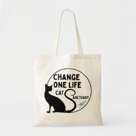 Verander een leven Logo Tote Bag
