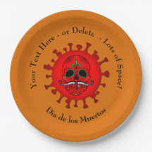 Verander EENDER Tekst Dia de los Muertos Rood - Or