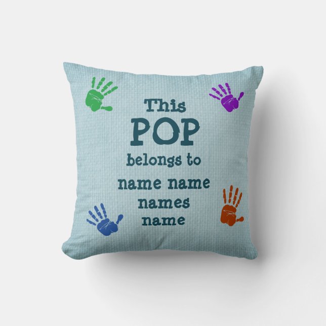 Verander ELKE Tekst - Deze POP hoort bij Opa Kussen (Voorkant)
