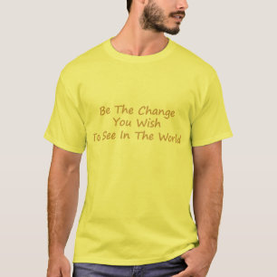 Verander geel t-shirt