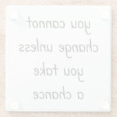 Verander glas Onderzetter (Achterkant)