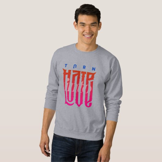 Verander Haat in Liefde | Heren Sweatshirt (Voorkant volledig)