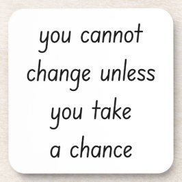 Verander hard plastisch Onderzetter