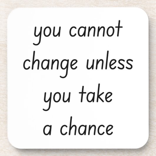 Verander hard plastisch Onderzetter (Voorkant)