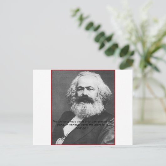 Verander het! briefkaart (Staand voorkant)