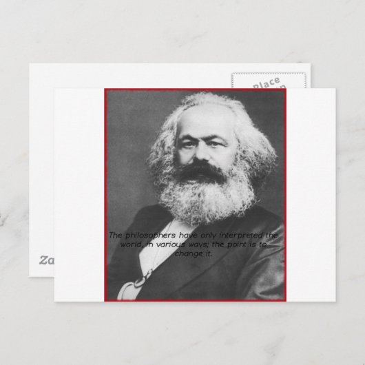 Verander het! briefkaart (Voorkant / Achterkant)