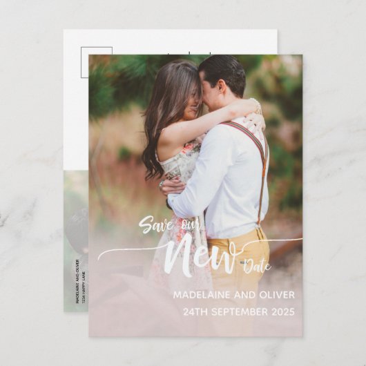 Verander het Briefkaart van de Bekleding van de Fo (Voorkant / Achterkant)