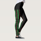 Verander het gezicht van Depressie Groen en Sinaas Leggings (Rechts)
