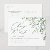 Verander het Groene de Waterverf van Eucalyptusman Briefkaart (Voorkant / Achterkant)