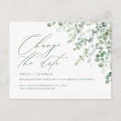 Verander het Groene de Waterverf van Eucalyptusman Briefkaart (Voorkant)