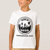 Verander het jaar en het cijfer om bij uw student  t-shirt (Voorkant)