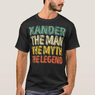 Verander het Man de mythe de legend voornaam Xan T-shirt