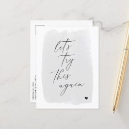 Verander het Moderne Briefkaart van de Kalligrafie