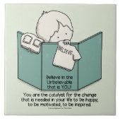 Verander het! tegeltje (Voorkant)