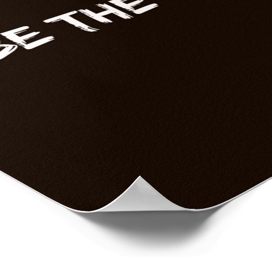 Verander het toiletpapier poster (Hoek)