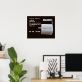 Verander het toiletpapier poster (Thuiskantoor)