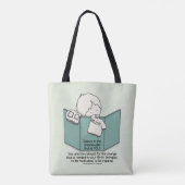 Verander het! tote bag (Achterkant)