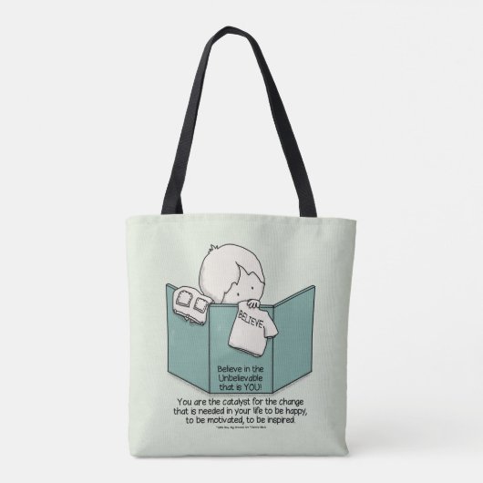 Verander het! tote bag (Achterkant)