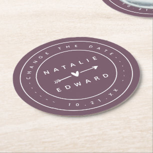 Verander het uitstel van de annulering van de gepl ronde kartonnen onderzetter