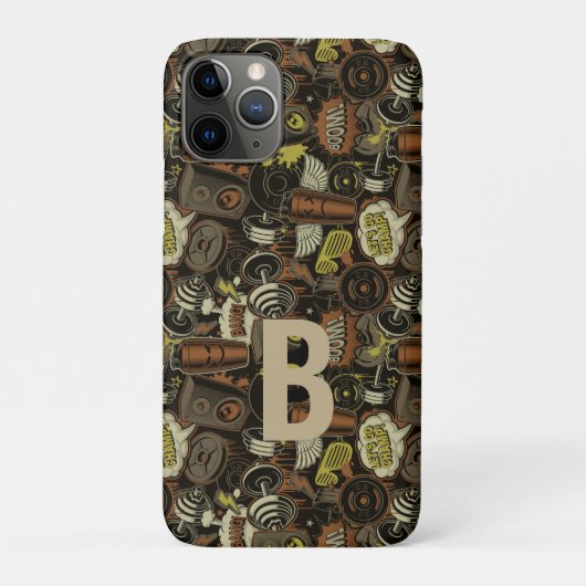 Verander Initiaal, Voeg (verwijder) Naam toe, Gyml Case-Mate iPhone Case (Achterkant)