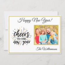 Verander Jaar Gelukkig Nieuwjaar 4 Fotokaart