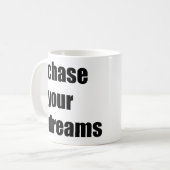 Verander je dromen koffiemok (Voorkant links)