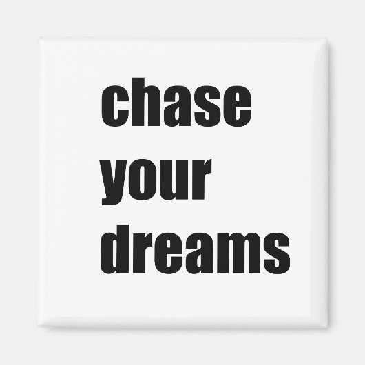 Verander je dromen magneet (Voorkant)