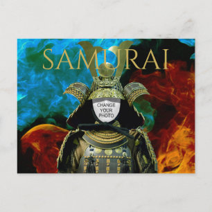 Verander je foto, Samurai Helmet Briefkaart
