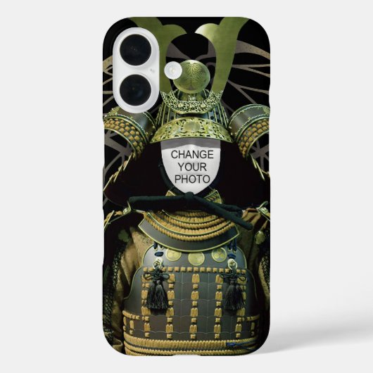 Verander je foto, Samurai Helmet Case-Mate iPhone Case (Achterkant)