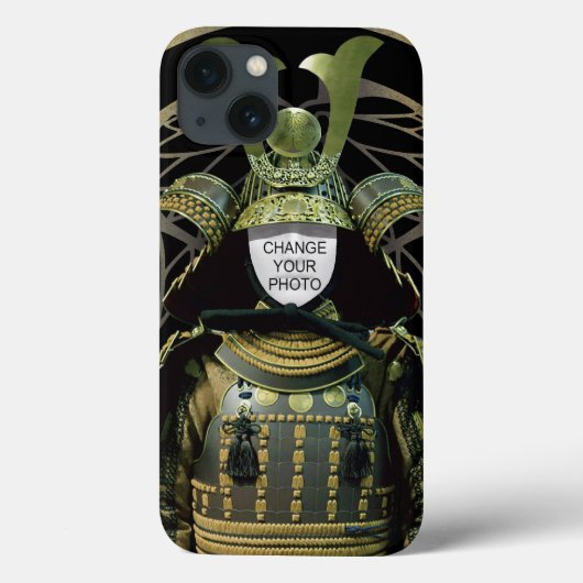 Verander je foto, Samurai Helmet Case-Mate iPhone Case (Achterkant)