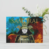 Verander je foto, Samurai Helmet Kaart (Staand voorkant)