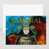 Verander je foto, Samurai Helmet Kaart (Voorkant / Achterkant)