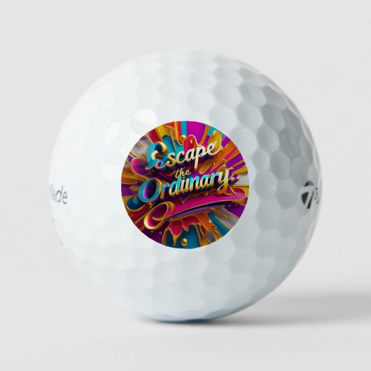 "Verander je leven" Golfballen (Voorkant)