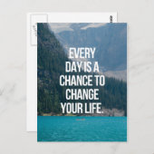 Verander je levensbeschrijving briefkaart (Voorkant / Achterkant)