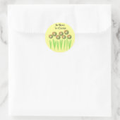 Verander Je Standpunt Ronde Sticker (Tas)