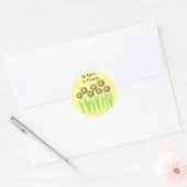 Verander Je Standpunt Ronde Sticker (Envelop)