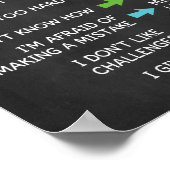 Verander je woorden en verander je klaslokaal voor poster (Hoek)