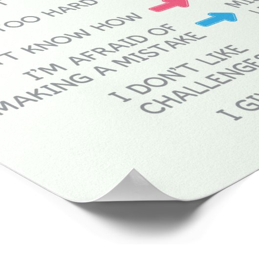 Verander je woorden en verander je klaslokaal voor poster (Hoek)