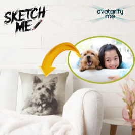 Verander jezelf in iemand of een andere stijl kussen