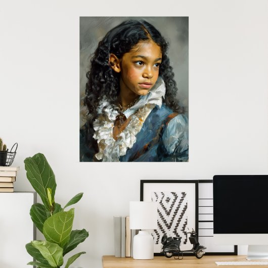 Verander jezelf of iemand anders in een personage poster (Thuiskantoor)