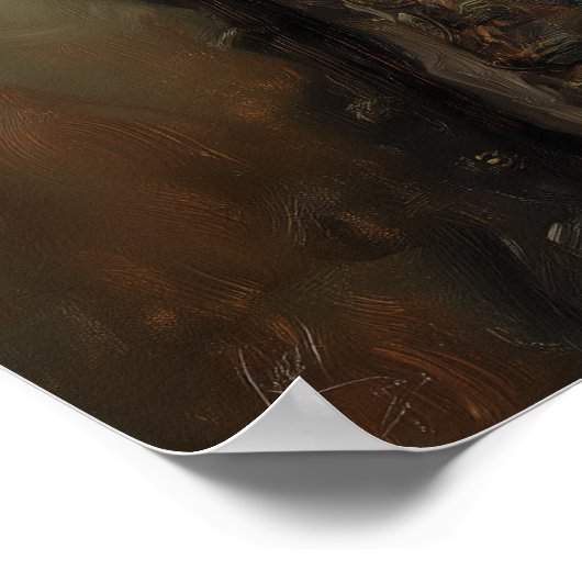 Verander jezelf of iemand anders in een personage poster (Hoek)