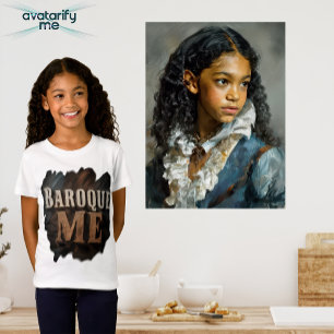 Verander jezelf of iemand anders in een personage poster