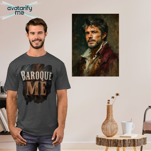 Verander jezelf of iemand anders in een personage poster