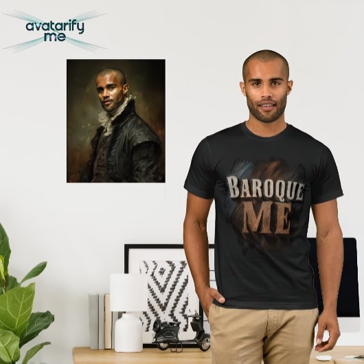 Verander jezelf of iemand anders in een personage poster