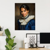 Verander jezelf of iemand anders in een personage poster (Thuiskantoor)