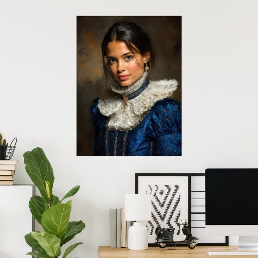 Verander jezelf of iemand anders in een personage poster (Thuiskantoor)