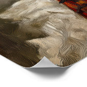 Verander jezelf of iemand anders in een personage poster (Hoek)