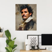 Verander jezelf of iemand anders in een personage poster (Thuiskantoor)