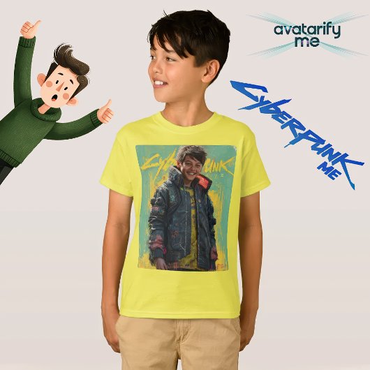 Verander jezelf of iemand anders in een personage t-shirt