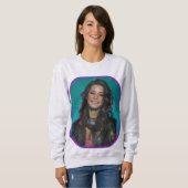 Verander jezelf of iemand anders in een personage trui (Voorkant volledig)